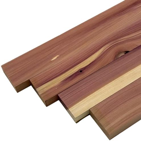 Barrington Hardwoods Cedar (Aromatic) Lumber - 3/4" x 2" (4 Pieces) (3/4" x 2" x 48")