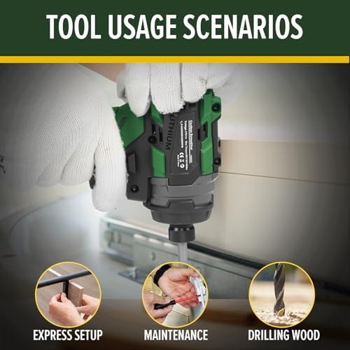 Prostormer 17V Cordless Impact Driver Set, 140Nm Brushless Screwdriver