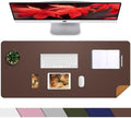 AFIING Cork Desk Mat 31.5" x 17", Coffee,Desk pad Protector