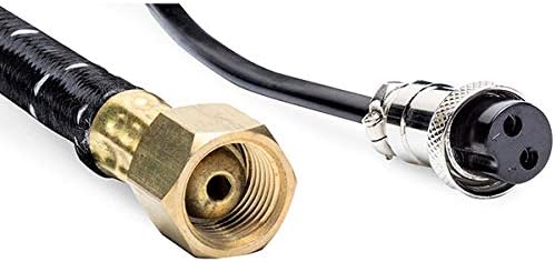 Eastwood Mini Tig Torch Metal Plug Welding 5 Prong Plug Plasma Cutting Torch Gas Nozzle & Collet & Hose