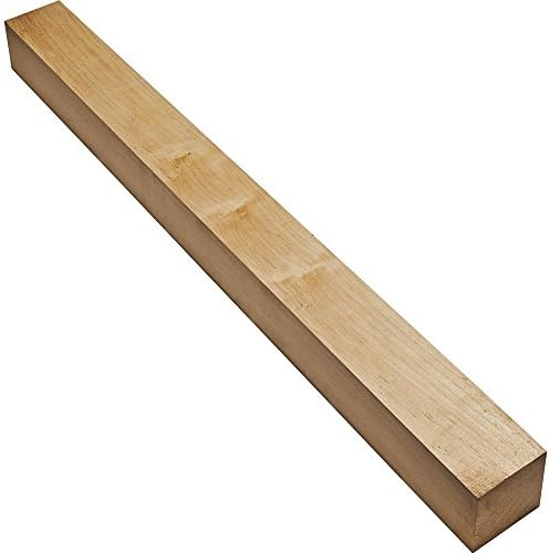 Rockler Table Leg Turning Blanks, 3 x 3 x 36 Inch Solid Wood Stock - Wooden Table Legs, Turned Wood Legs - Base Material for Dining Tables, Benches, Desks, Furniture Projects