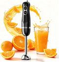 Turelar Immersion Blender Corded 400W, 2 Speed, Emulsifier, Blend, BPA-Free