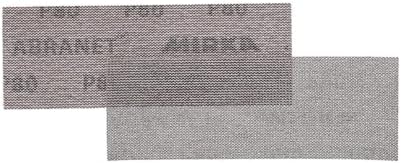 Mirka Abranet 2.75x8 Inch 80 Grit Mesh Sanding Sheets Hook & Loop, 50 Pack