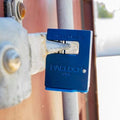 PACLOCK's BL17A-600 Block-Lock High Security 6-Pin Cylinder, One Lock Keyed to a Number U-Pick! w/ 2 Keys, Blue Anodized Aluminum