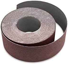 Red Label Abrasives 2 Inch X 60 FT 60 Grit Woodworking Drum Sander Strip Roll, Cut to Length