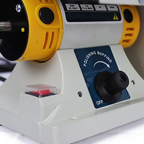 Table Saw, Mini Polisher, Benchtop Buffer Grinder, Polishing Engraving Carving Sanding Cutting, for DIY Jewelry Lapidary Gem Rock Woodworking (D.Woodworking Table Saw 10000RPM)