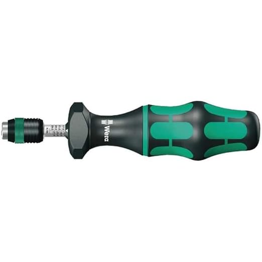 Wera 05074711001 Kraftform 7446 Hexagon Torque Screwdriver, 1/4" Head, 11.0-29.0"/lbs Variable Torque Adjustment Range