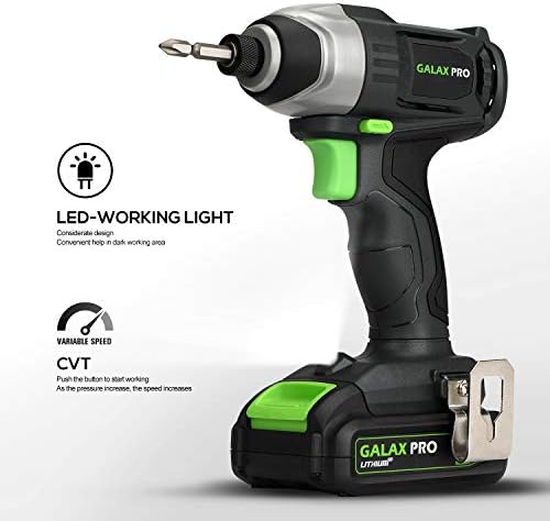 GALAX PRO 20V Impact Cordless Driver-1.3 Ah Battery and Charger Included