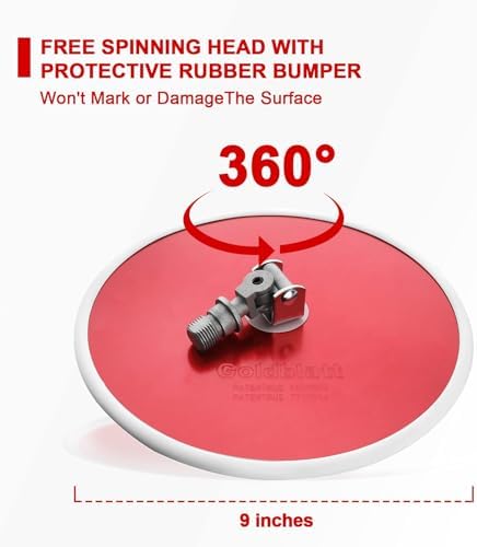 Goldblatt 9 Inch Drywall Sander, with 30pcs Sanding Discs-Hook and Loop 80 x 100/180 Mixed Grit, for Wall Cleaning and Polishing
