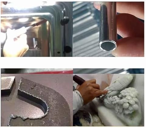 iDili Pneumatic Ultrasonic Grinding Machine Air Die Grinder Polisher Air Lapper Linear Reciprocating Stroke Polishing Deburring Files