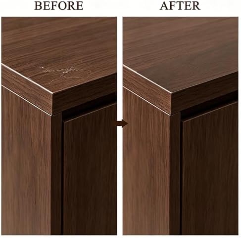 GSCIT Club Walnut Tape, 2.3 inch X 15ft Self Adhesive Wood Grain Tape Walnut Repair Patch for Tables, Chairs, Baseboards, Doors, Windows, Floors, Handicraft DIY.