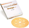 Super Assilex Flexible 6 inch Sanding Discs, Orange K-1200, 7 Holes, Hook & Loop, 193-1540, 25 Discs