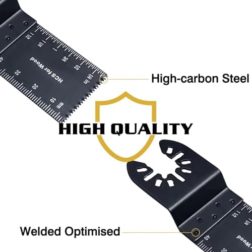 TrivdPro 100PCS Oscillating Saw Blades, Multitool Blades for Wood Plastics