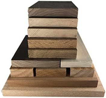 Hardwood Lumber Assortment - Mixed Species - Large Box of Hobby Wood - Perfect Boards - Clear Lumber. NO Scrap, Defects, Knots, and/or End Checks. Lumber Perfect for Odds and Ends.