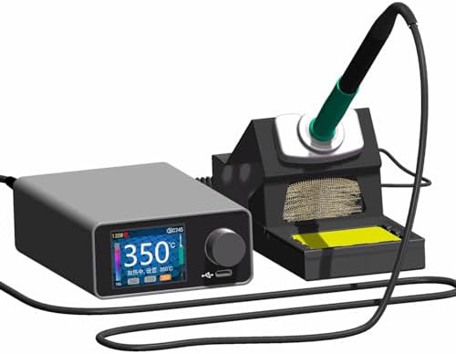 GEEBOON TC22 220W Soldering Station for 115/210/245/T12 Tip, 6 Soldering Tips (T245&T210, SSD01)
