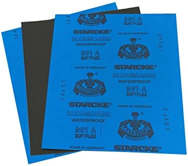 9 x 11 Inch Silicone Carbide Sand Paper, 240 Grit Sandpaper Sheets Silicone Carbide Wet Dry Sand Paper for Metal, Wood, Paint and Automotive Sandpapers, Sander Sheets, Sanding Papers - 25 Pack