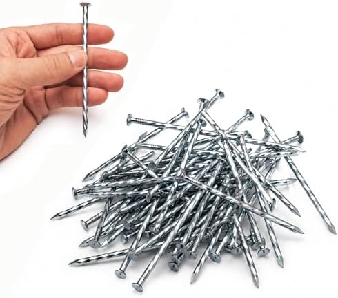 4 Inch 400 Pcs Artificial Turf Stakes Galvanized Spiral Landscape Staples
