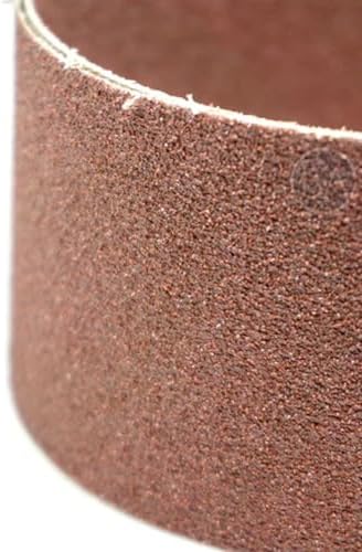 Benchmark Abrasives 2" x 36" Aluminum Oxide Sanding Belts for Grinding Deburring Polishing Rust Removal on Metal, Stainless Steel, and Carbon Steel, Use with Belt Disc Sander (6 Pack) - (100 Grit)