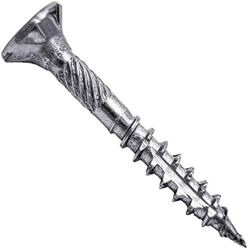 Jake Sales #8 x 1-1/4" Silver Star Stainless Steel Wood Screw Torx/Star Drive Head - 300 Grade Stainless Steel (1 Pound - 230 Approx. Screw Count)
