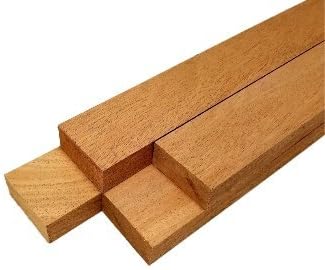 Barrington Hardwoods Mahogany Lumber - 3/4" x 2" (4 Pcs) (3/4" x 2" x 48")