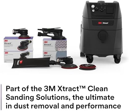 3M Hookit Clean Sanding Paper Disc 732U - 120+ Grit Vacuum Sanding Disc - C-Weight Backing, Hook and Loop Attachment - 5"
