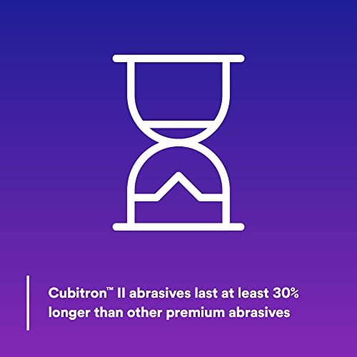 Cubitron 3M II Hookit Clean Sanding Abrasive Disc 31481,6 in,220+ Grade,Pack of 200 Discs,Virtually Dust-Free,High Performance,Long Lasting,Multi-Hole Pattern, Feather Edging,Stock Removal(Pack of 4)