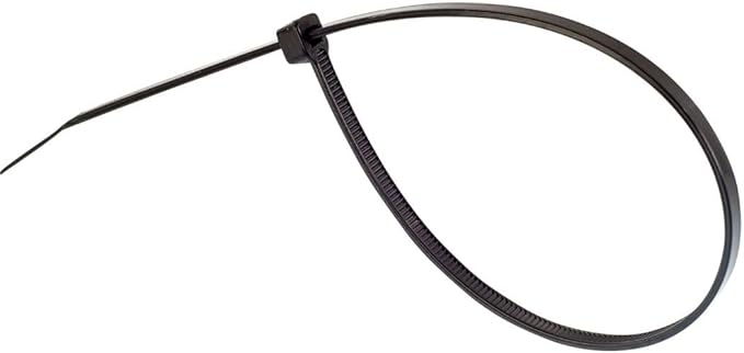 GTSE 14 Inch Black Heavy Duty Zip Ties, 1,000 Bulk Pack, 120lb Strength, UV Resistant Nylon Cable Ties, Self-Locking 14" Tie Wraps