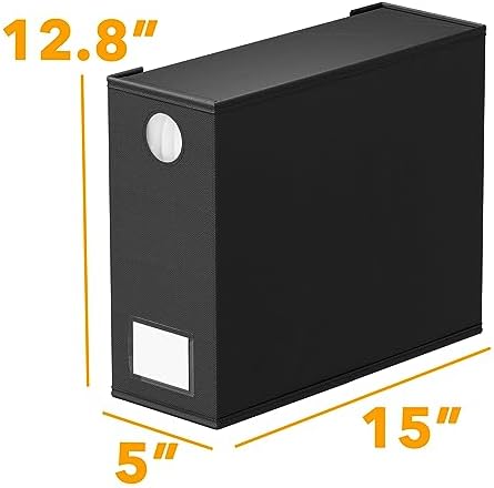 SpaceAid 4 Pack Bed Sheet Organizers and Storage, Foldable Sheet Organizer for Linen Closet, Sheets Set Folder Keeper with Window XL (Queen & King Size) Organizing Bedding Container, Black