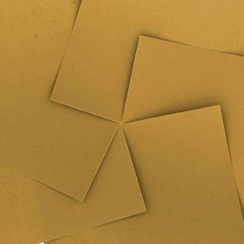 Dura-Gold Premium 1/4 Sheet Gold Sandpaper Sheets, 220 Grit (Box of 400)