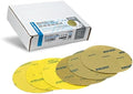 Eagle Abrasives MaxFilm 6 inch Sanding Discs Starter Kit, 0 Holes, Hook & Loop, P80 - P600, SP52086, 50 discs