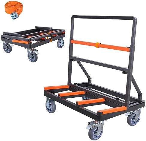 YANGTZE Folding Drywall Cart Heavy Duty,Panel Cart 2200lbs