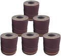 Ready-to-Wrap Sandpaper Rolls | 100 Grit | 6 Pack | for Jet & Performax 22-44 & 22-44 Plus/Pro Drum Sanders by Monarch Industrial