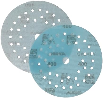 Mirka Galaxy Multifit 5 Inch Ceramic Sandpaper 400 Grit Hook & Loop 50 Pack