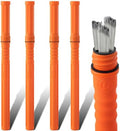 Tandefio 4 Pcs Welding Rod Storage Tube 40 Inch Tig Rod Holder, Orange
