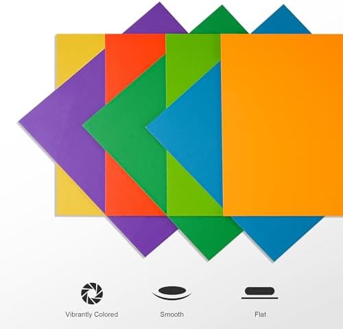 Rowood 7 Pack Rainbow Colored Plywood Sheets,12x16x1/8inch,3mm Multi Thin Unfinished Wood for Laser Cutting Engraving,DIY Adult Craft Kits for Ornaments, Models Drawing,Wood Burning