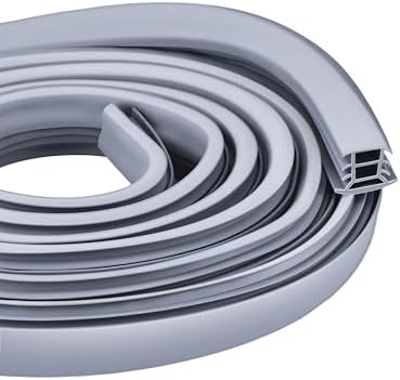 Flexible EPDM Rubber Strip (25 ft Long and 1-1/2 inch Wide, Suitable for 1-1/4“ to 1-1/2”) for Concrete Crack Repair and Replacement - Weather and Aging Resistant Expansion Joint Filler for Driveways