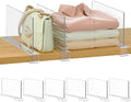 Small Shelf dividers Closet Organizers: 6-inch (Shorter Version)