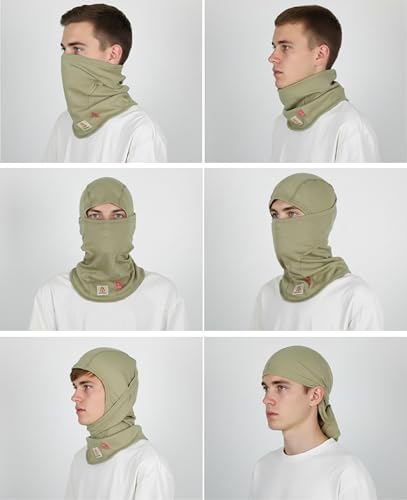 BOCOMAL FR Balaclava with Face Mask 7oz Midweight Arc Rated NFPA2112 CAT2