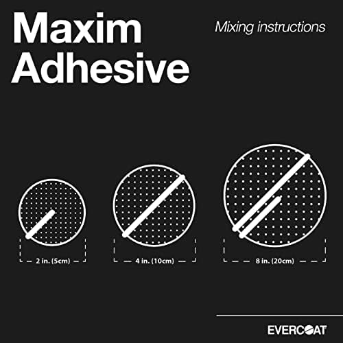 Evercoat Maxim Medium Set Adhesive - Bonding Adhesive for Fiberglass, Aluminum, SMC, and More - 8.5 Oz