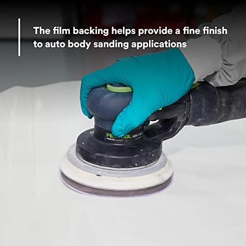 3M Hookit Finishing Film Abrasive Disc, 260L, 00971, 6 in, P600