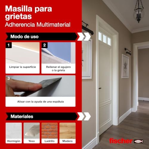 Fischer 98677 Masilla grietas gris Putty for Wall