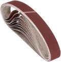9 Pcs Sanding Belts 2 x 28 Inch 120 Grit Aluminum Oxide