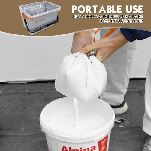 ROLLINGDOG 12 inch Disposable Paint Bucket Liners