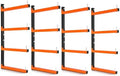 VEVOR Lumber Rack, 4-Tier 4-Pack 110 lbs per Tier, Foldable Wood Storage