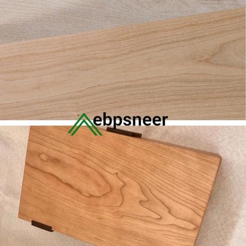 Cherry Wood Veneer Sheet,Flat Cut,8.5''x 98'',Iron On Stick Veneer Roll Without Paper,Pre-glued Hot Melt Self Adhesive Cherry Tape for Cabinet Furniture Plywood Laminate Speaker Renovation