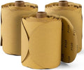 S SATC PSA Sanding Discs 120 Grit 6 Inch Sandpaper Roll 300 PCS Aluminum Oxide Adhesive-Backed Sand Paper for DA Sanders