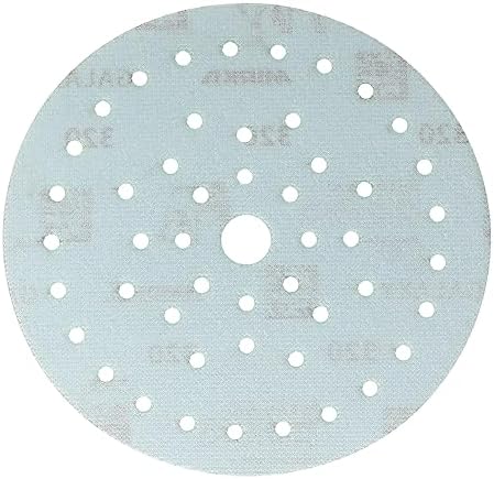 Mirka Galaxy Multifit 6 Inch Ceramic Discs, 320 Grit, Hook & Loop, 50 Pack