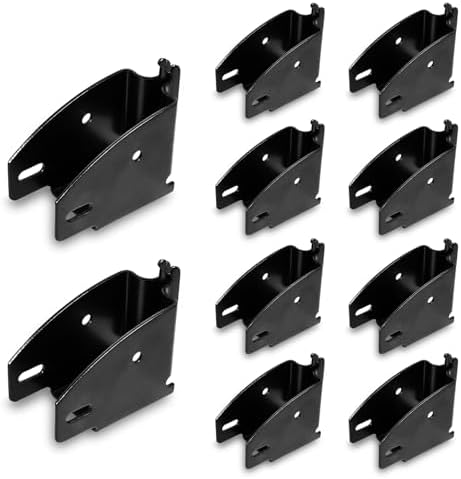 ANLULOAD E Track Wood Beam Socket, Fit with 2x4 & 2x6,WLL:1,500Lbs.10Packs