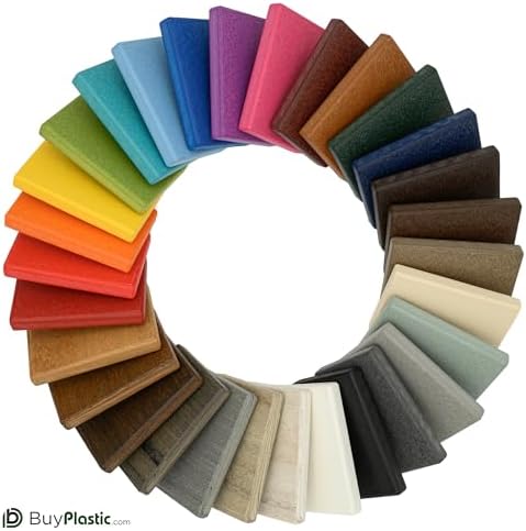 BuyPlastic Tangent Poly Lumber - Tudor Brown, 1x4 (0.75" x 3.5"), 36" Length - HDPE Plastic Board for Outdoor Furniture and More