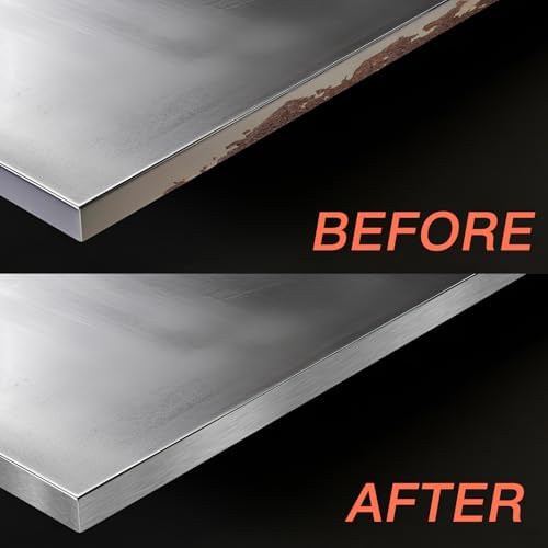 GSCIT Club Silver Edge Banding, 1 Inch x 25ft Aluminum Brushed Edge Banding PVC Edge Trim for Cabinet Repair Furniture